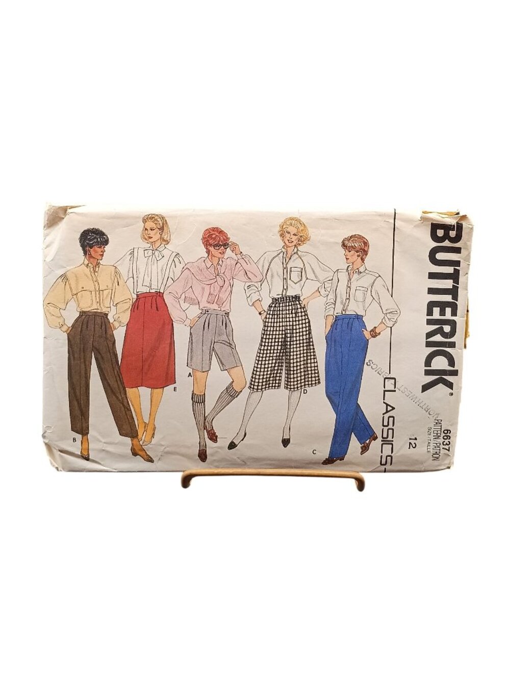 Butterick 6637 Vintage Sewing Pattern Misses Pants Skirt Culottes & Shorts